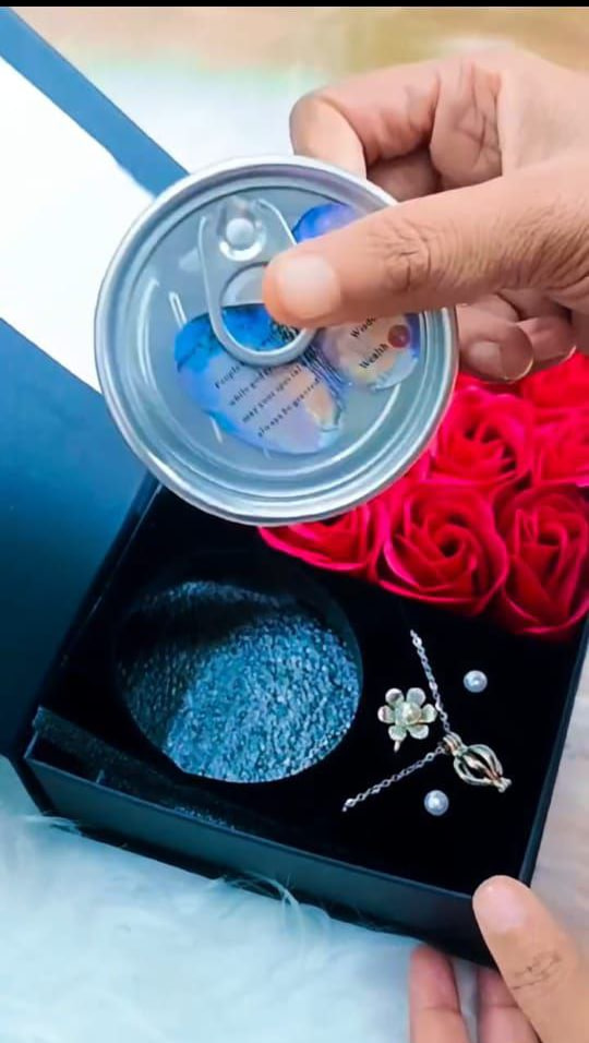 Heart-Shaped Pendant with Gold Necklace